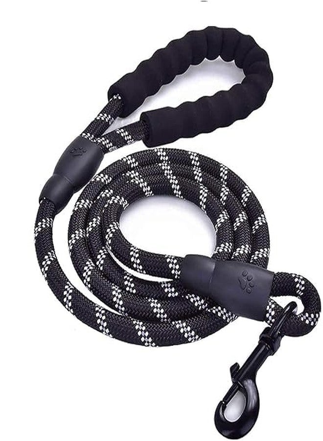 KACHKIT Dog Leash 4FT Nylon Rope Cord Training Pet Walking Leashes for Medium Sized Pet Thick Reflective Heavy Duty Rope with Anti Slip Padded Cord for Dogs, Cats and Pets with Strong Hook - Image 1